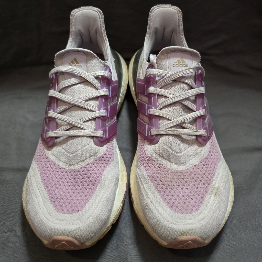 Adidas Women's Ultraboost 21 Pink And Purple Running Shoes